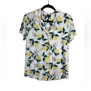 Cosabella Floral Pajama Top Size Medium